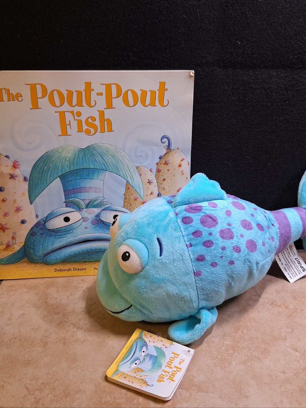 The Pout Pout Fish Kohl's Cares 12" Blue Character Plush Paperback Book Set